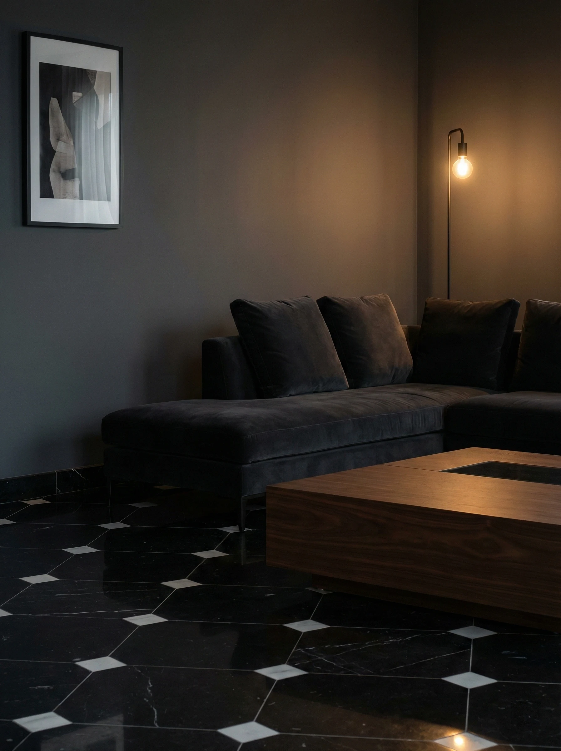 Warehouse full of marble blocks