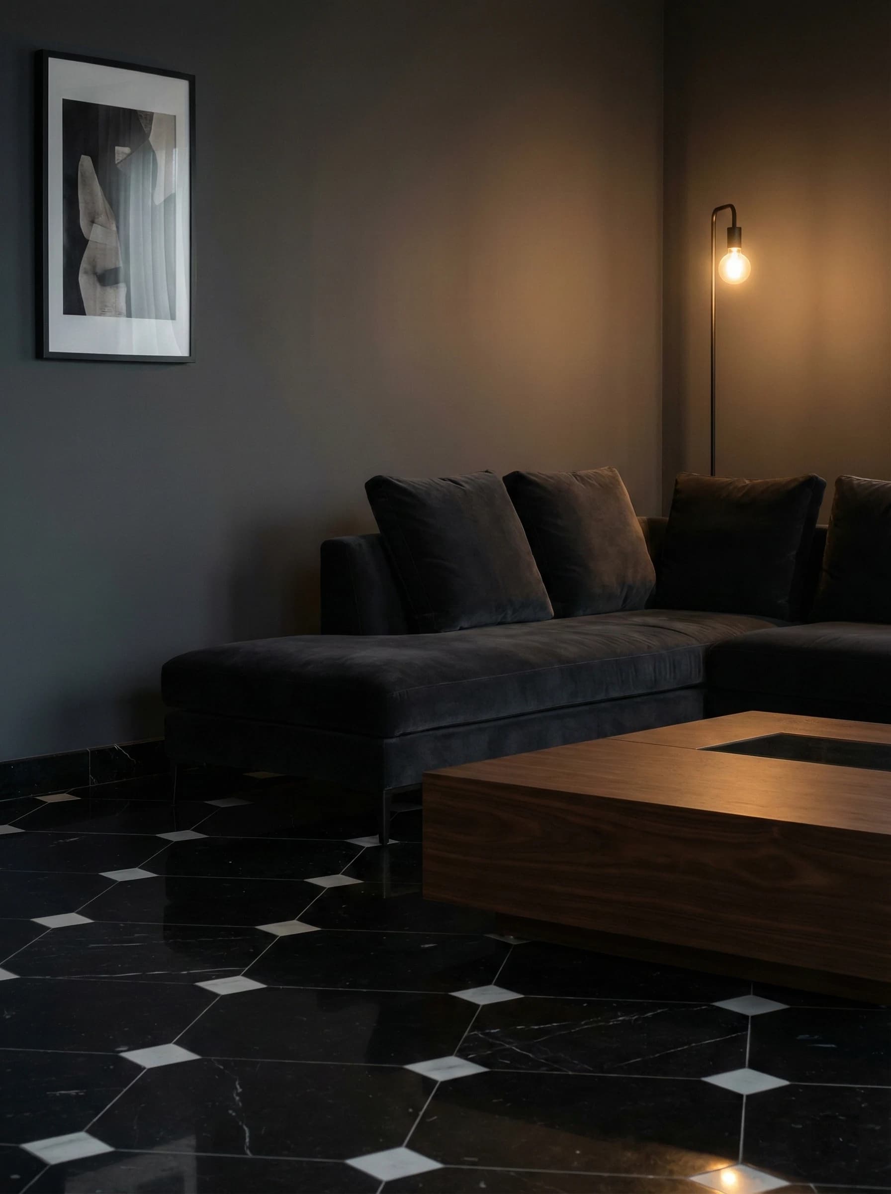 Warehouse full of marble blocks