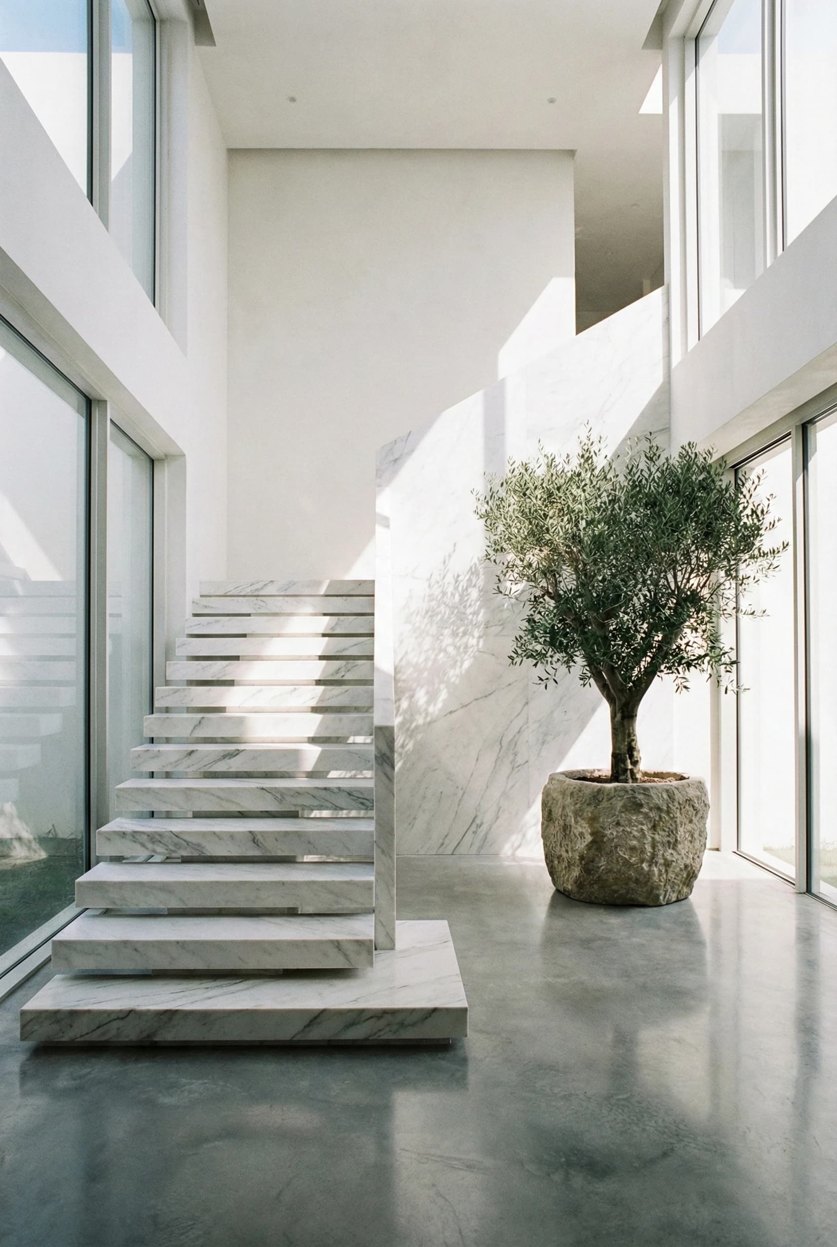 Marble Bench in Gallery