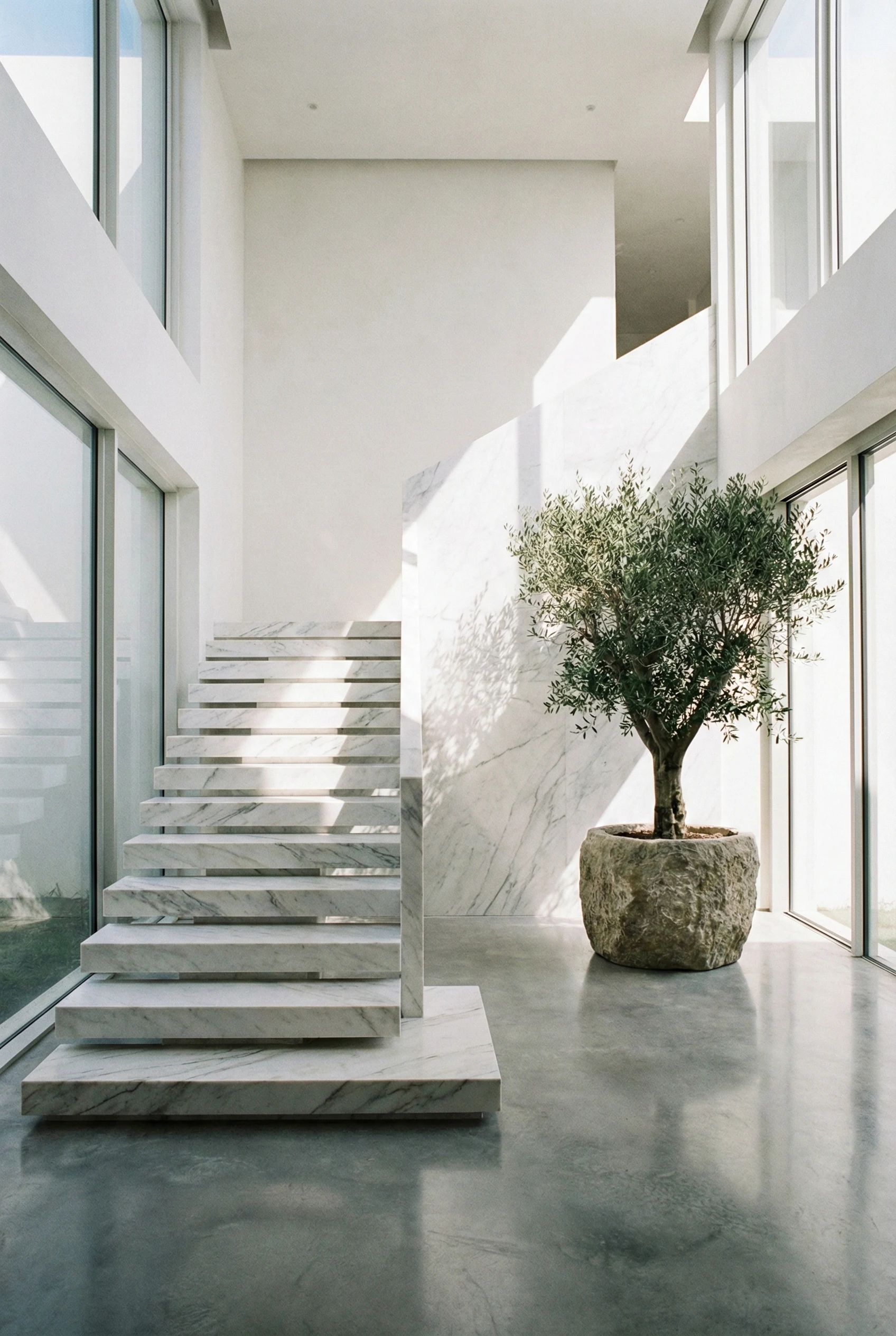 Marble Bench in Gallery